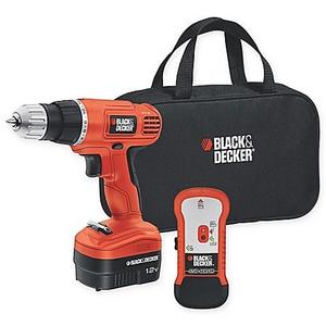 Black & Decker™ 12-Volt 3.8-Inch Cordless Drill/Driver with Storage Bag and Stud Sensor