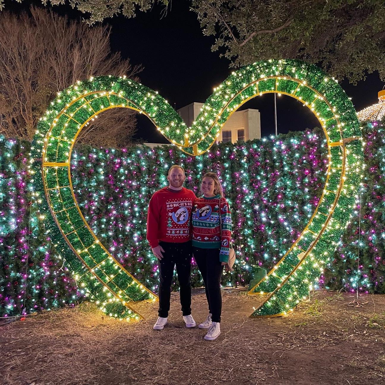 Christmas 2021 in Buccees sweaters