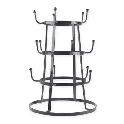Bee & Willow™ Home Iron Mug Tree in Dark Grey