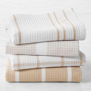 Williams Sonoma Super Absorbent Waffle Weave Towels, Set of 4