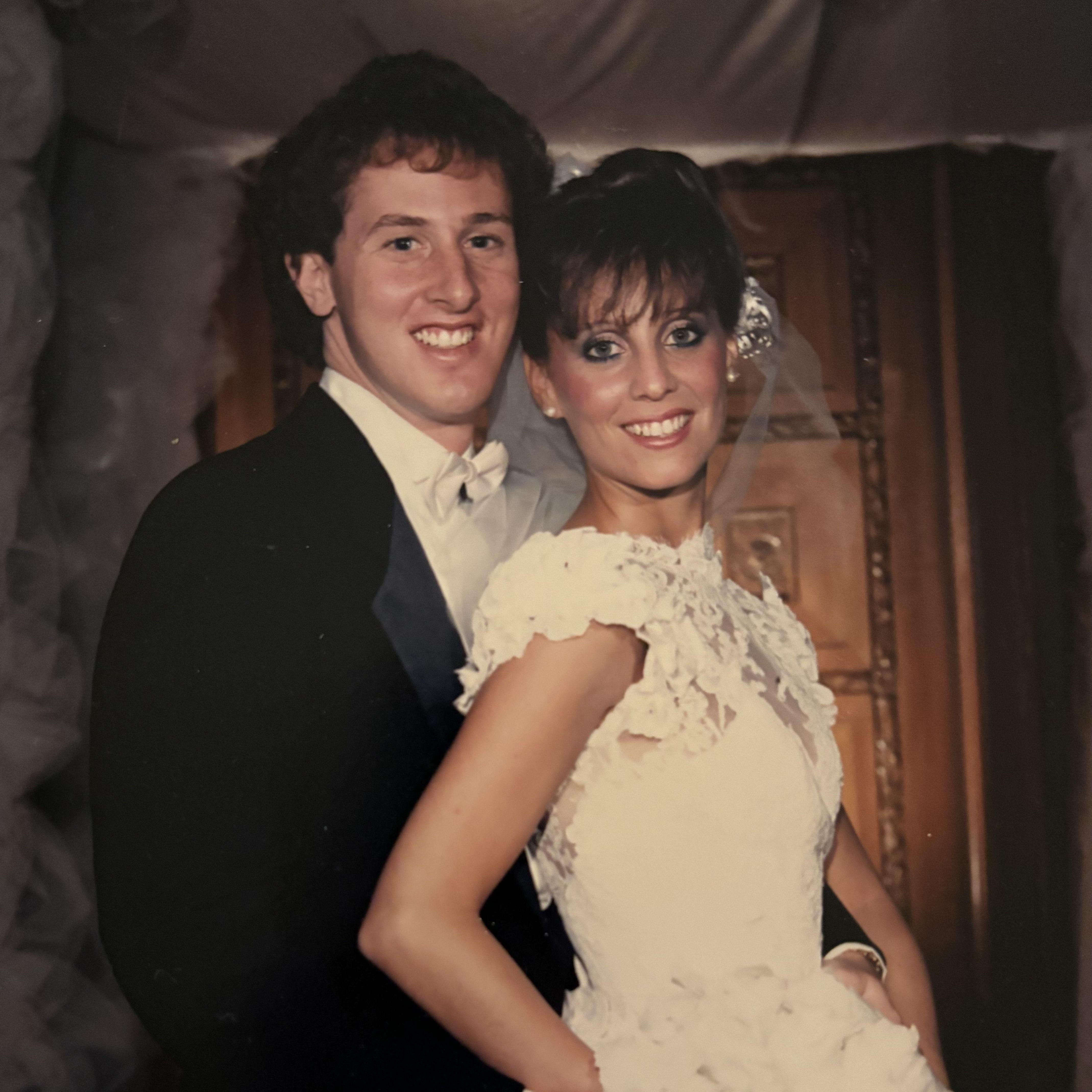 Joann Lukow and Steve Nemeroff's wedding 1986