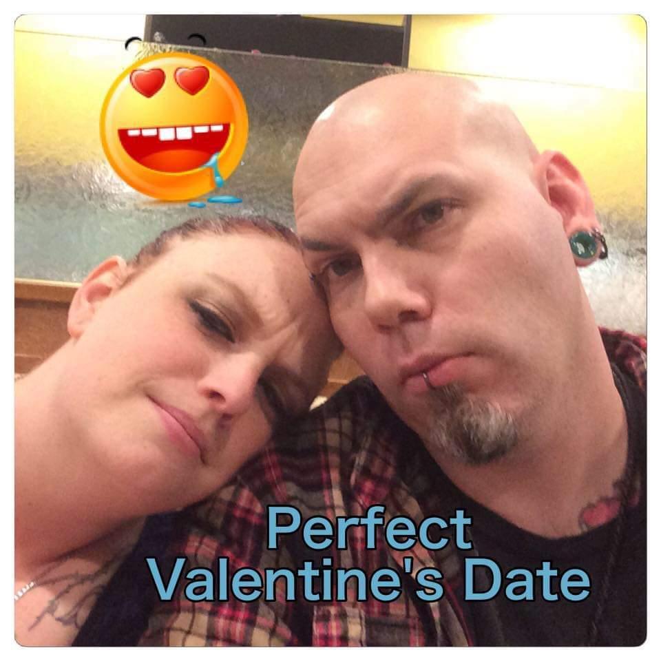Our first date. We went to Shari's out in Puyallup.
"Perfect Valentine's Date" enough said