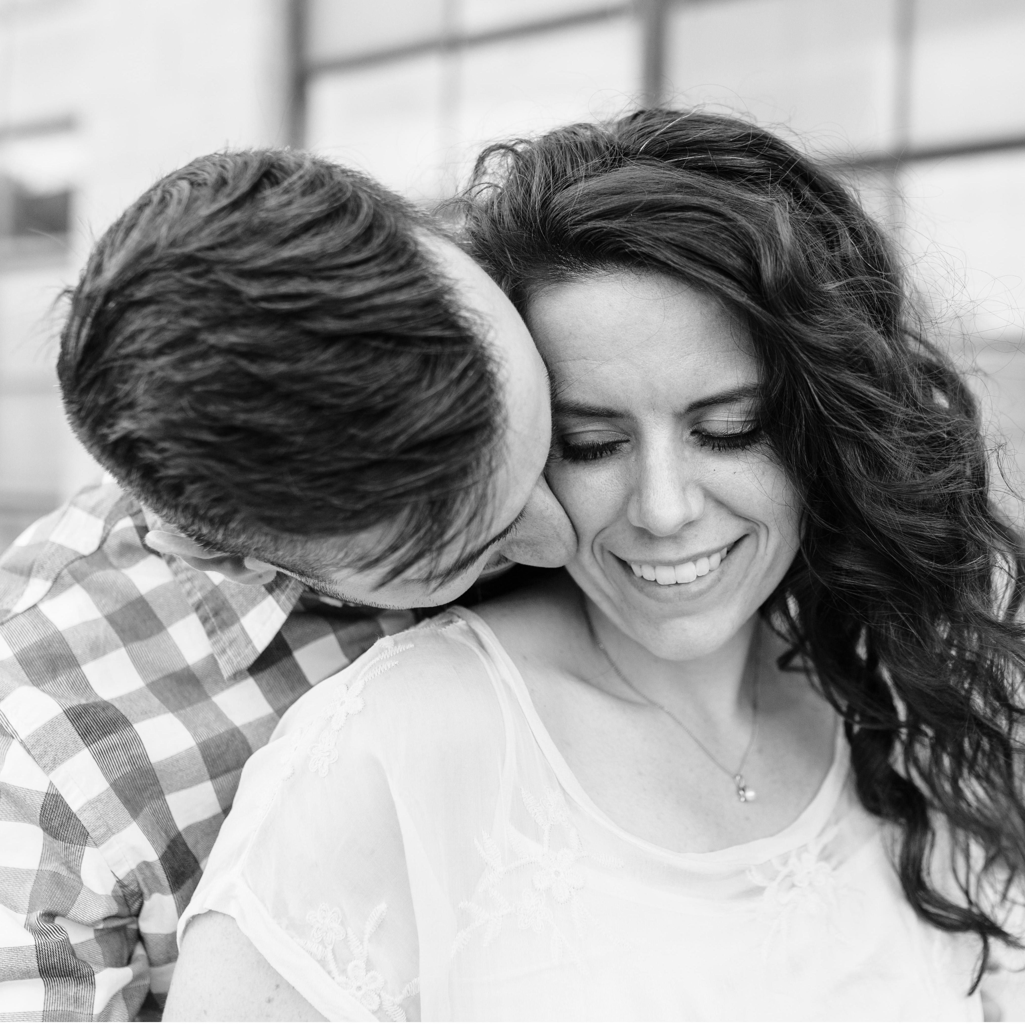 Photographer: "Say something funny in her ear"
Andrew: "bubbles!"
He really is a nuclear engineer