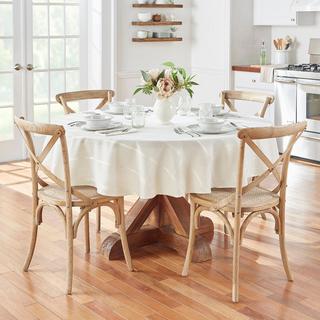 Elegance Plaid Round Tablecloth