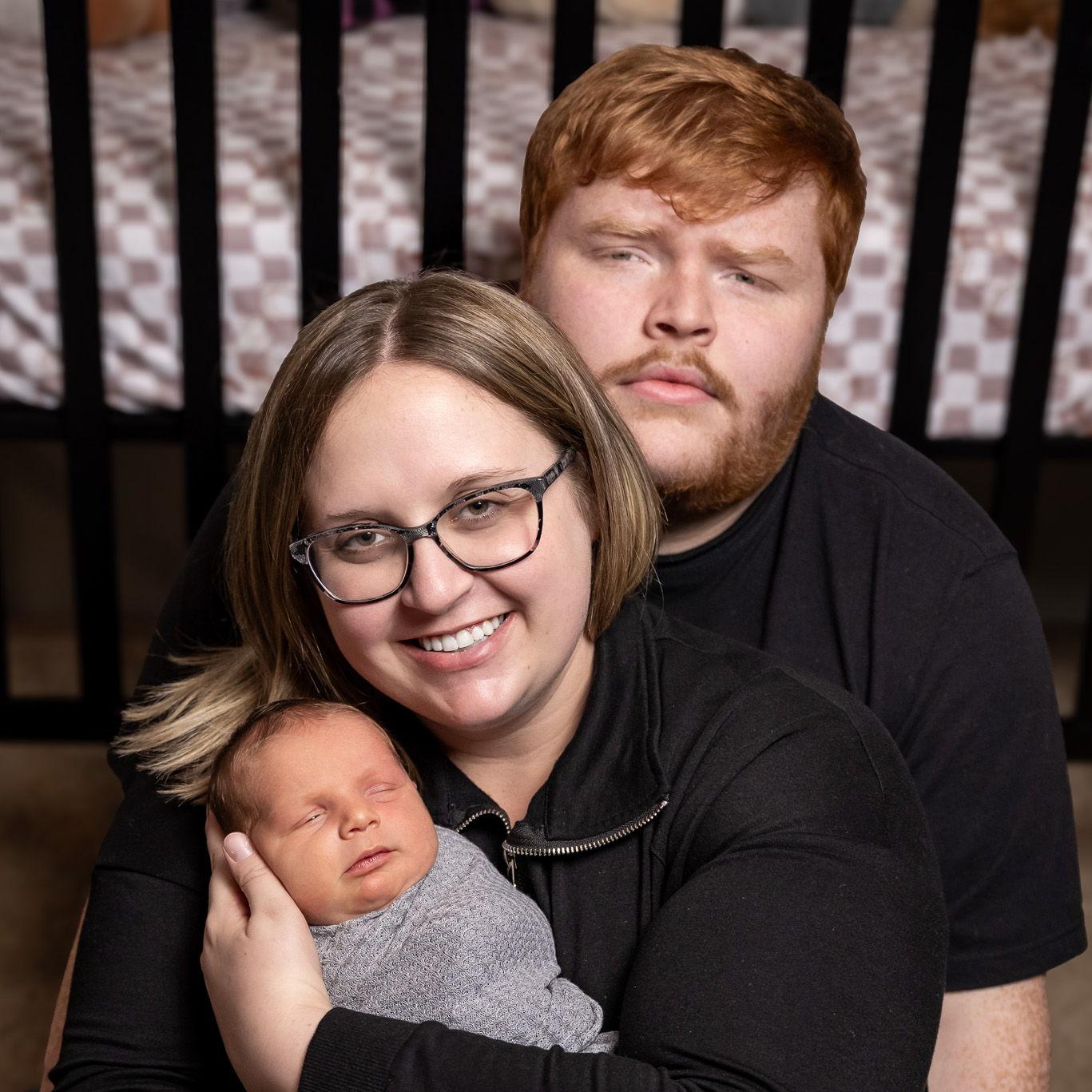 Newborn photos with Wyatt