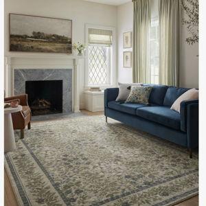 Rifle Paper Co. x Loloi Laurel Cream Area Rug - Rectangle 7'10" x 10'