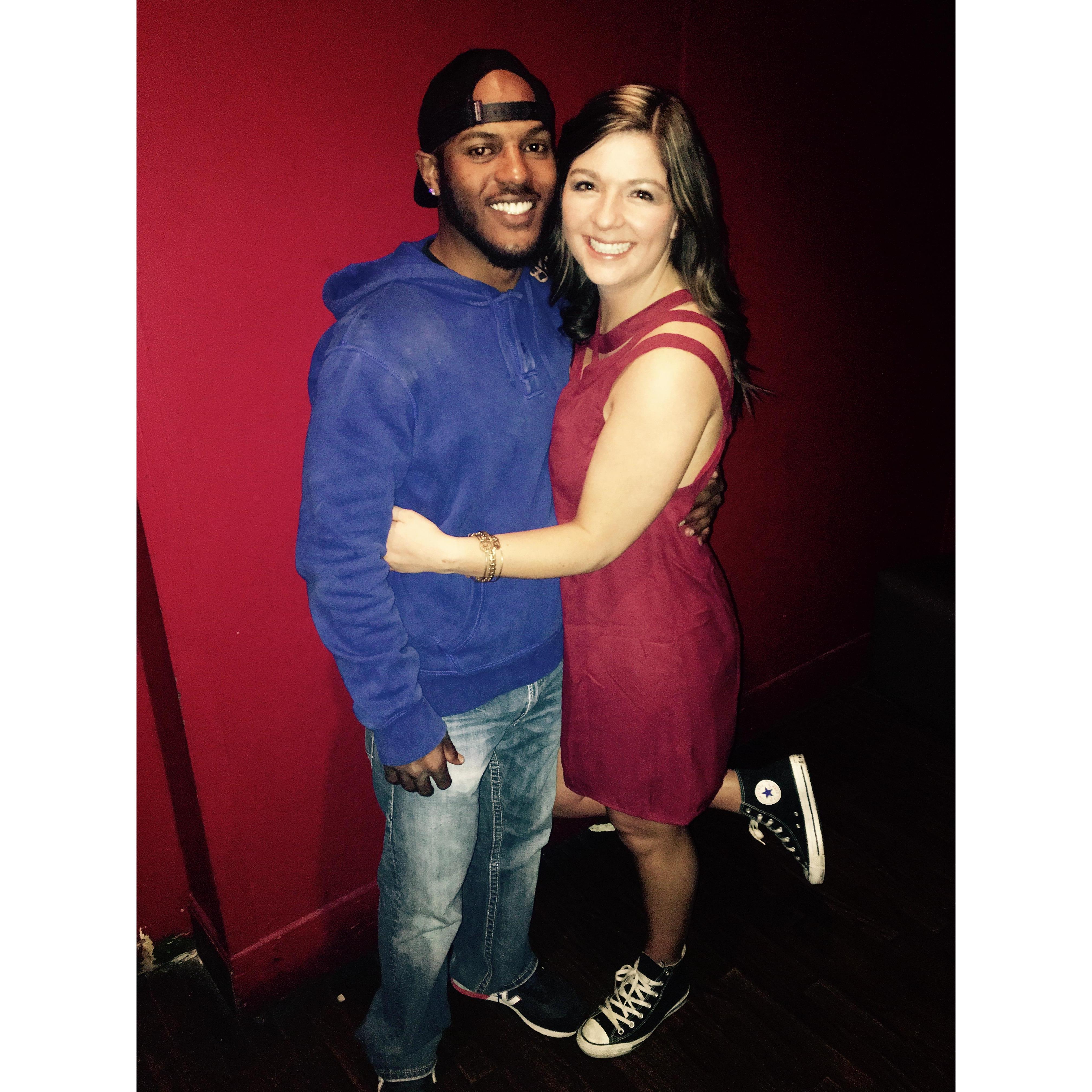 Our first picture together