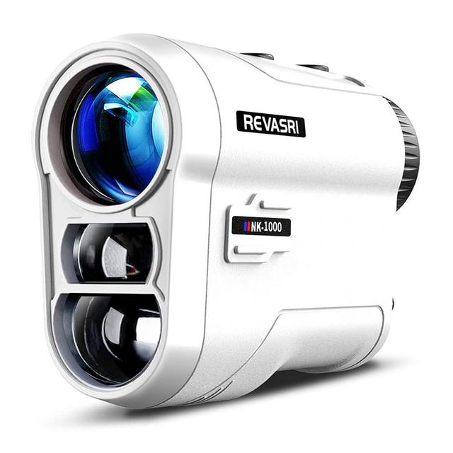REVASRI Golf Rangefinder with Slope and Pin Lock Vibration, External Slope Switch for Golf Tournament Legal, Rangefinders with Rechargeable Battery 600/1000YDS Laser Range Finder