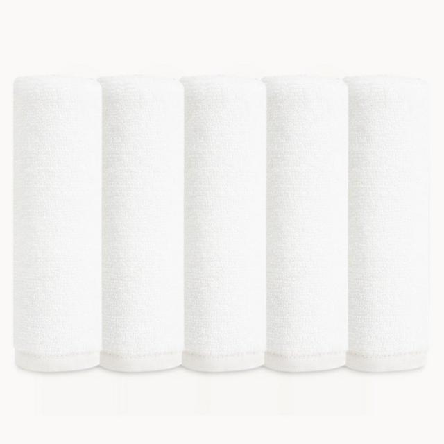 Organic Baby Washcloths-White
