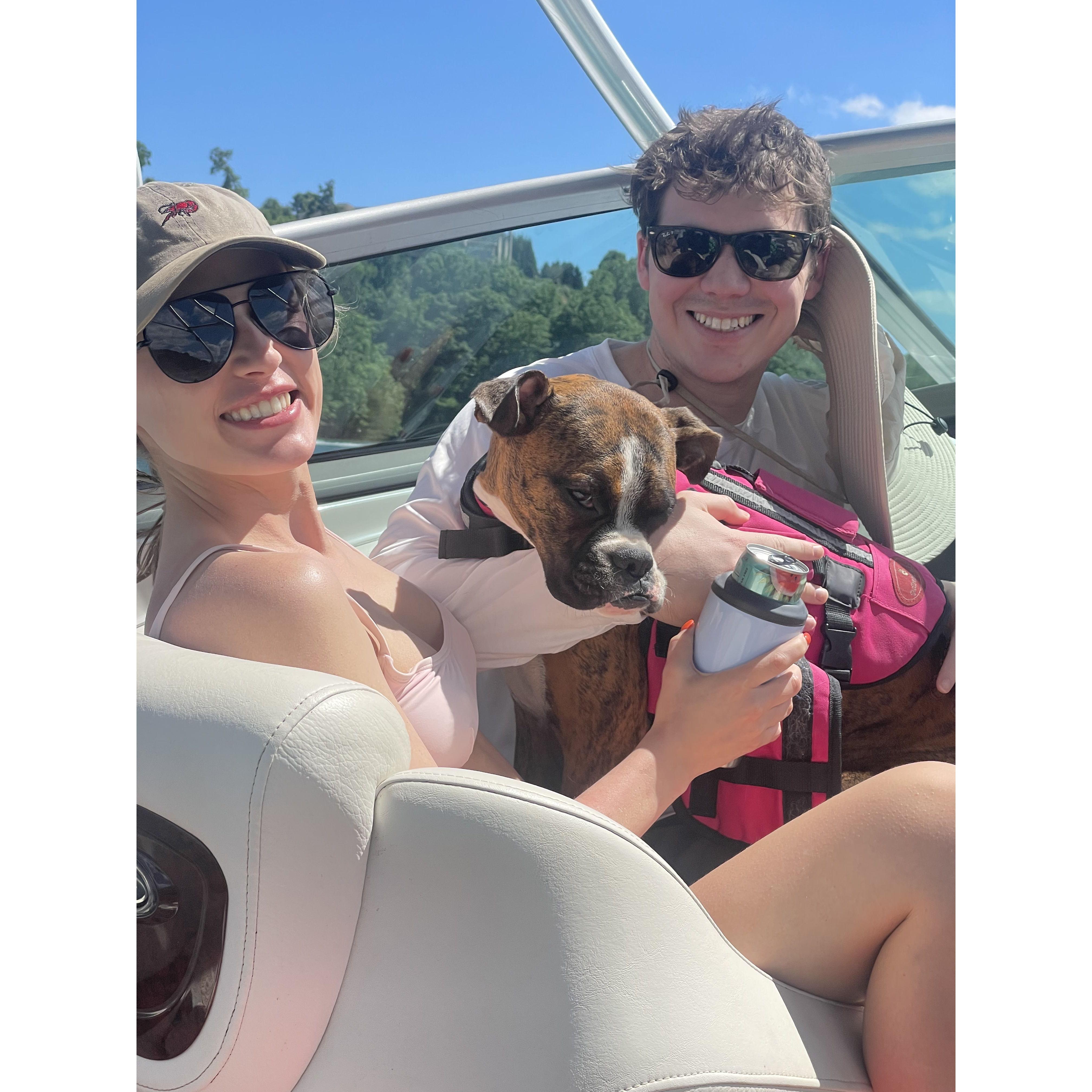 May 2022: Hilde's first lake trip for MDW with family