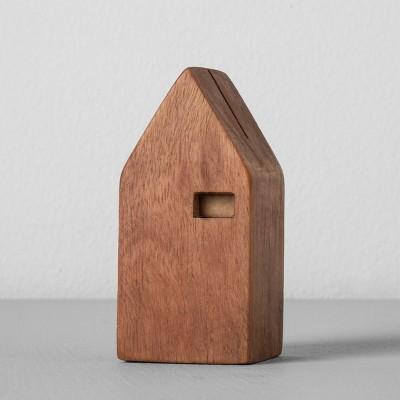 House Place Card Holder - Antique Wood