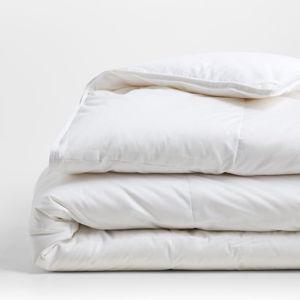 Luxe Organic Cotton Medium Weight Down Full/Queen Duvet Insert | Crate & Barrel