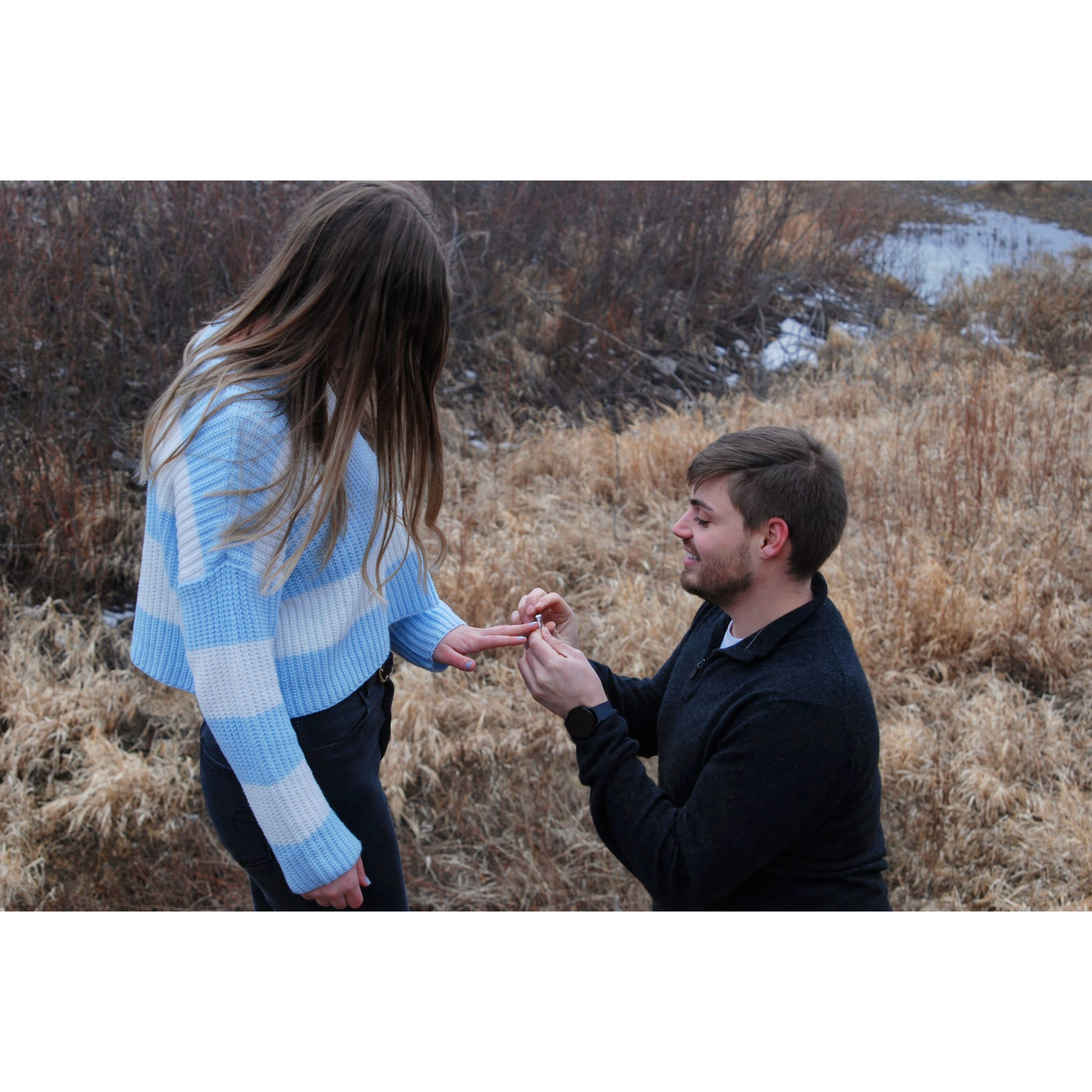 The day we got engaged! - 2/4/24