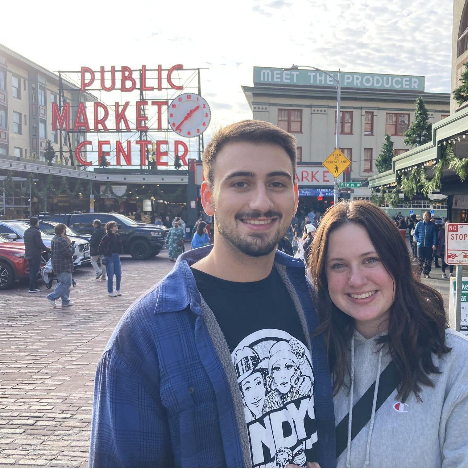 Vince's first time in Seattle!