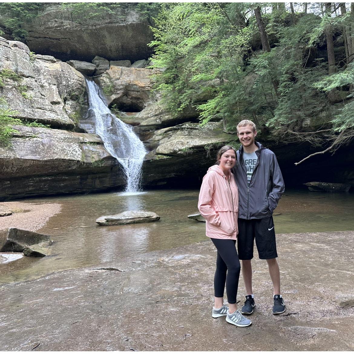 Although Greg hates camping, he surprised Claire with a camping trip at Hocking Hills, OH for her birthday!