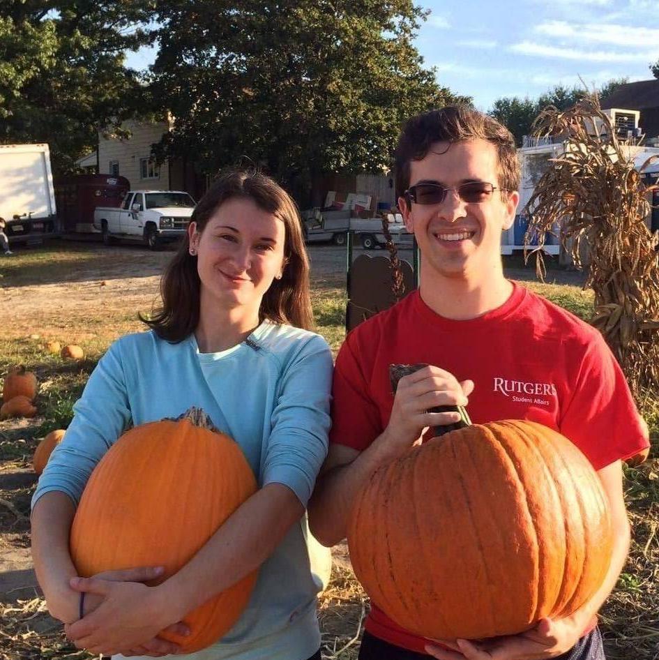 This picture was taken in the days before we started dating. Our friend asked if we wanted a picture together... We did, and nowadays we're grateful she asked.