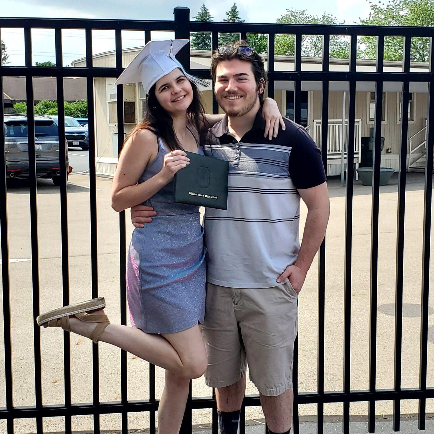 Abbey's high school graduation