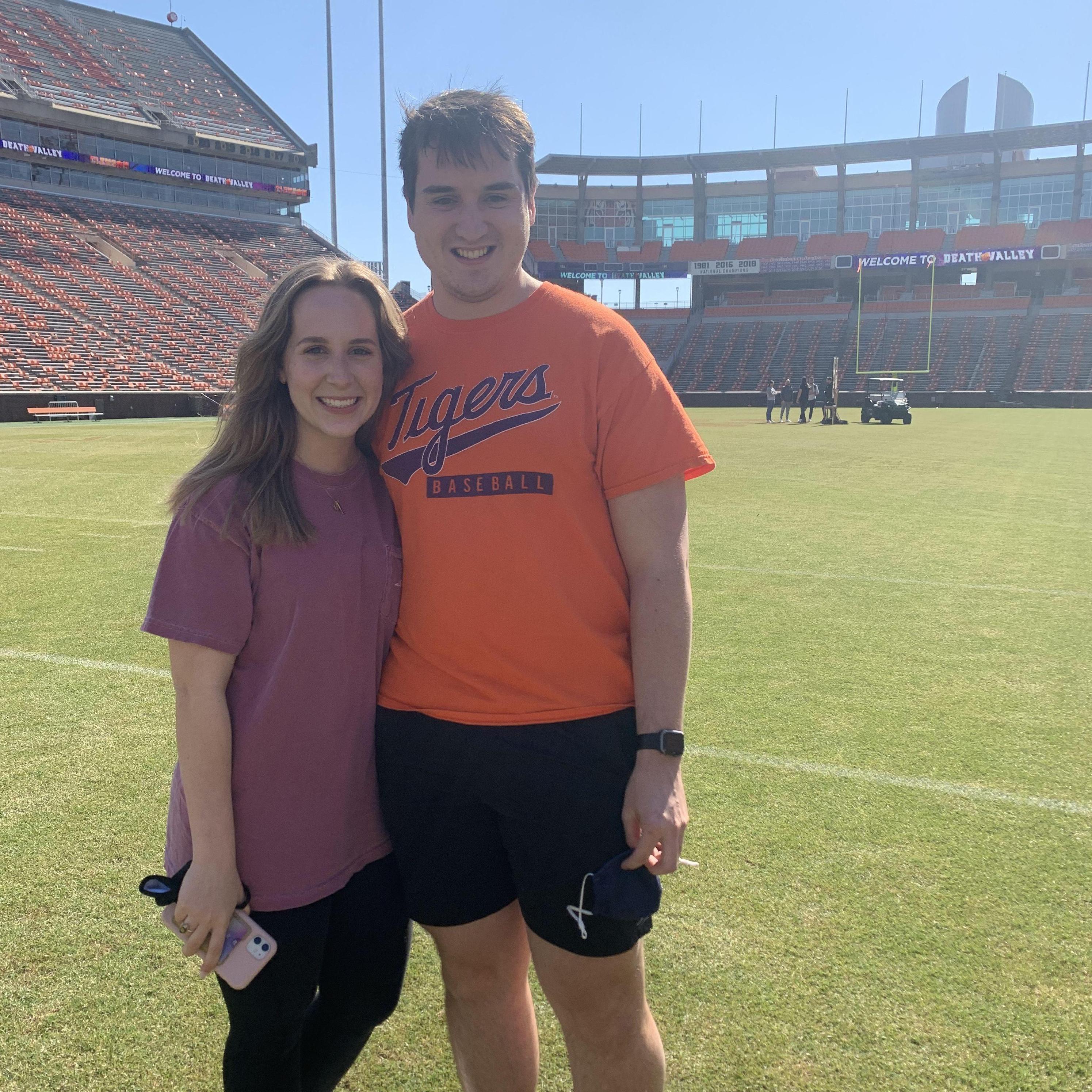 April 2021 | We got to run down the hill into Death Valley during Clemson Senior Week!