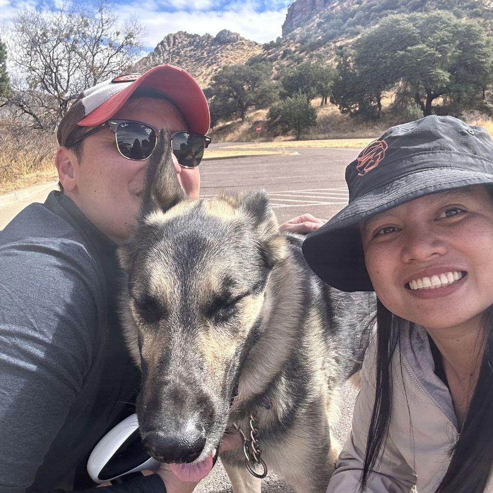 A little hike at Chiricahua National Monument with my majestic man, Orion came along too, during last year’s rodeo break.