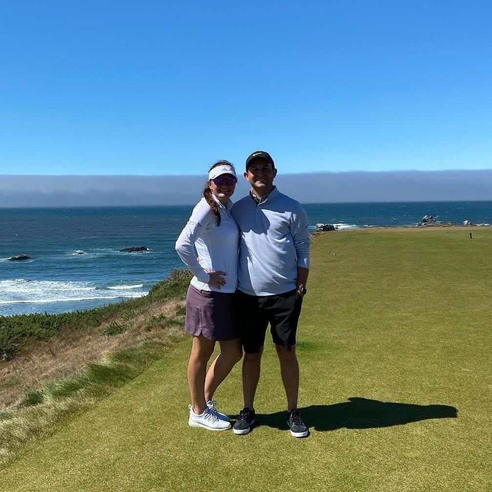 Celebrating our birthdays out at Bandon Dunes playing Sheep Ranch ⛳