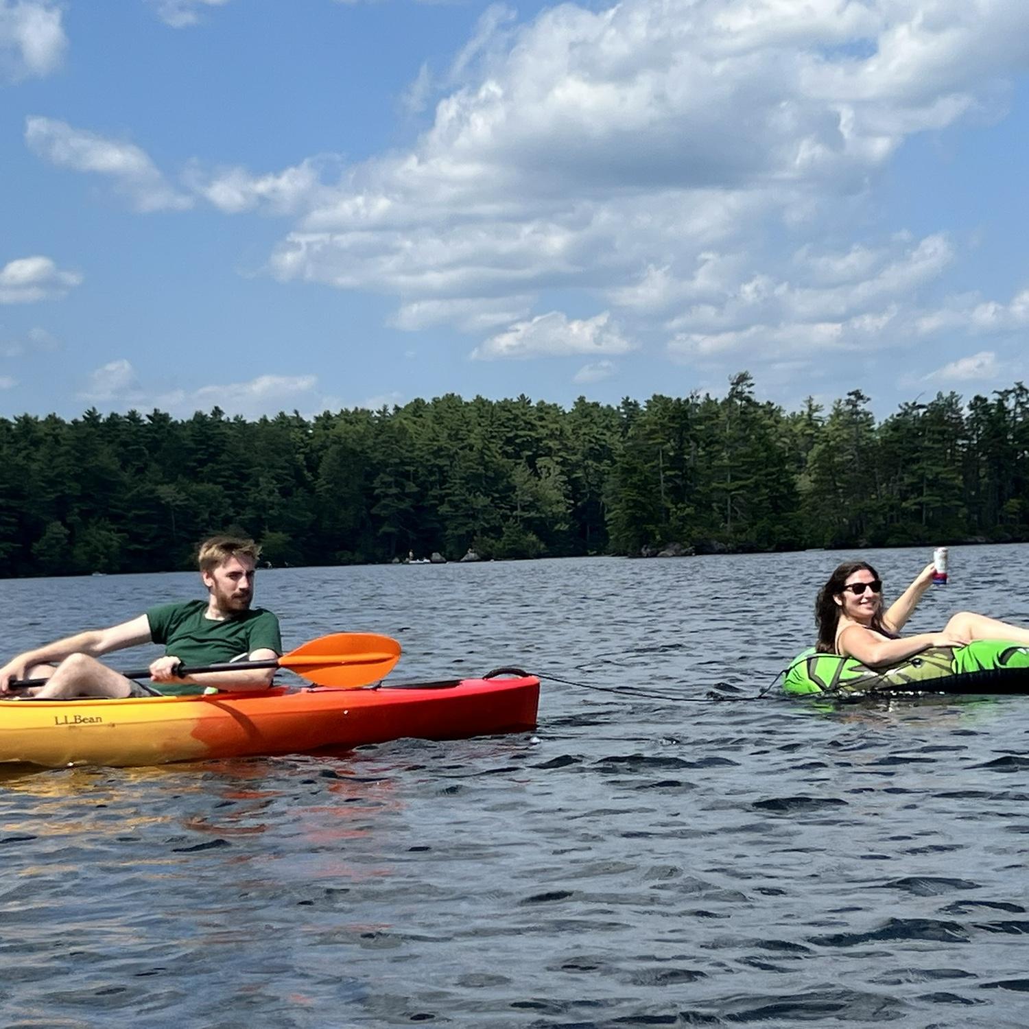 Camping weekend in Pawtuckaway State Park, NH