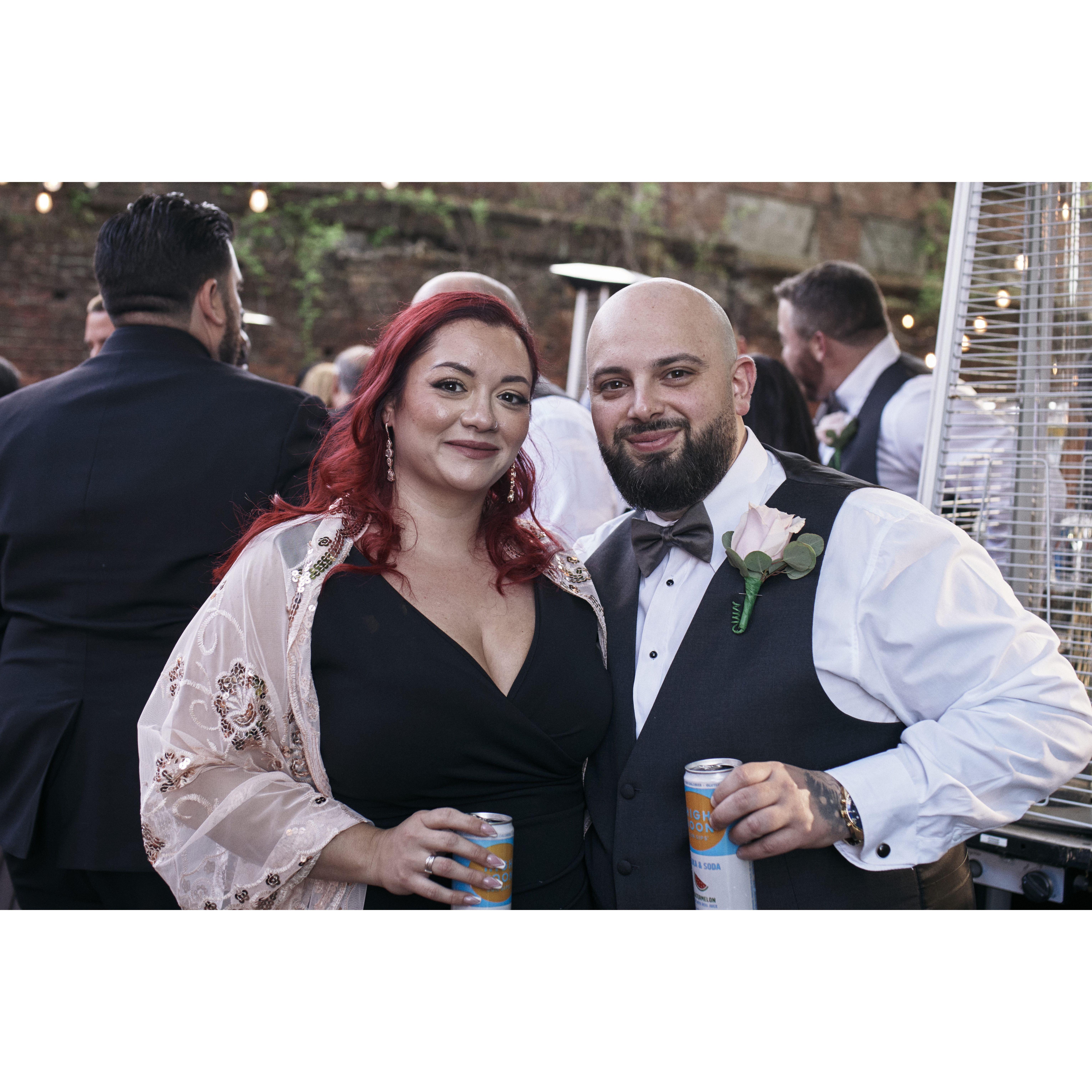 Our 1st Wedding together. #theHuntisover