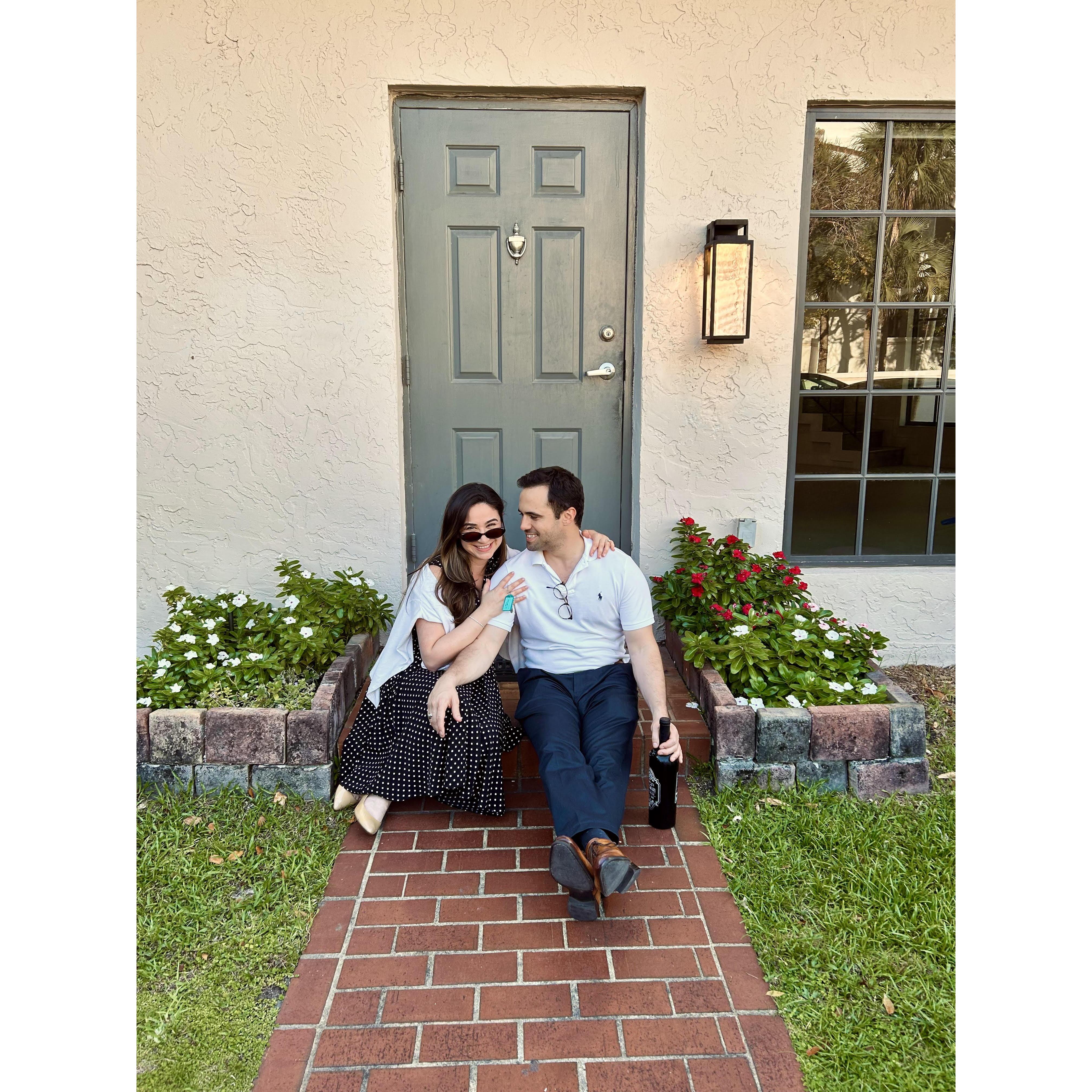 Our first home: April 2025.