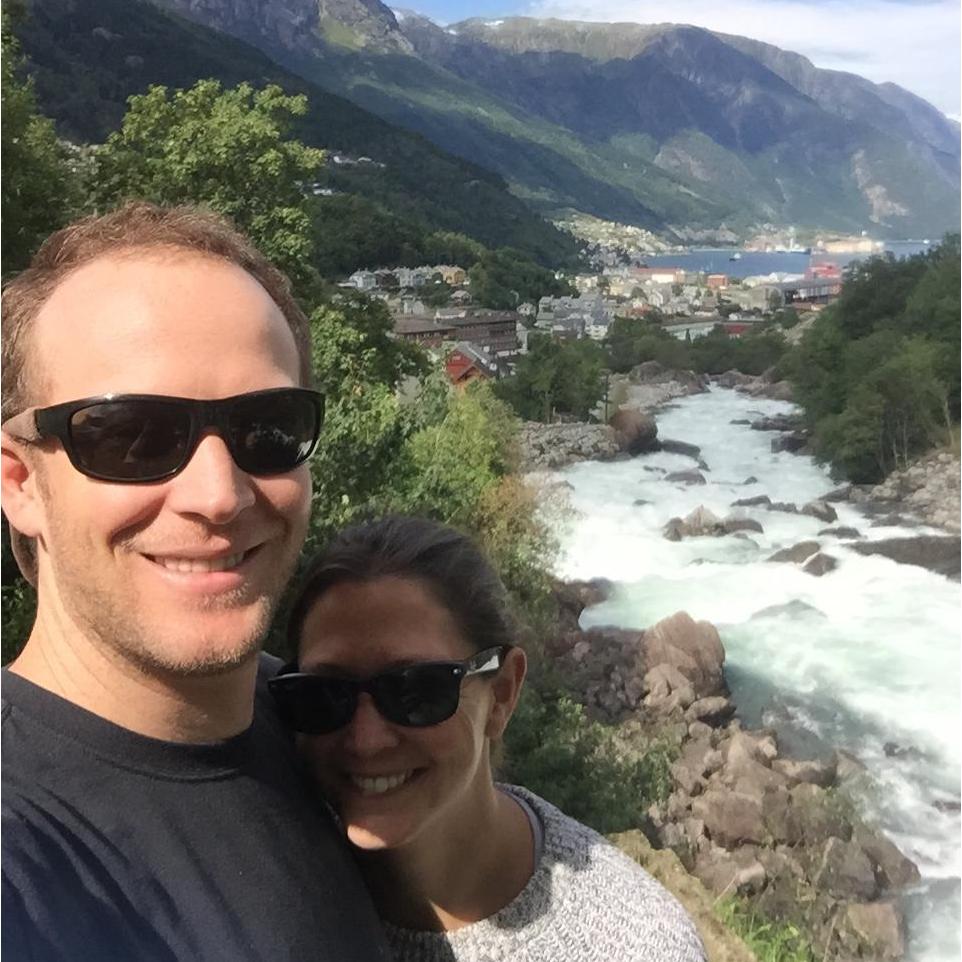 Taking in the epic views of Norway!