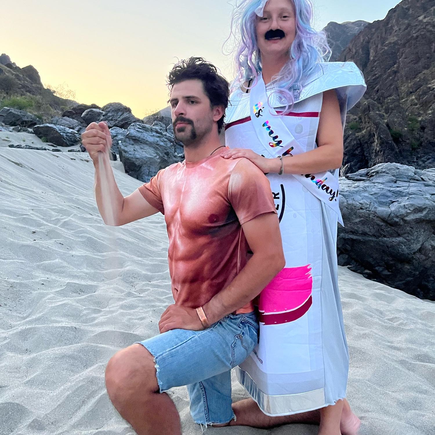Costume night on the Salmon