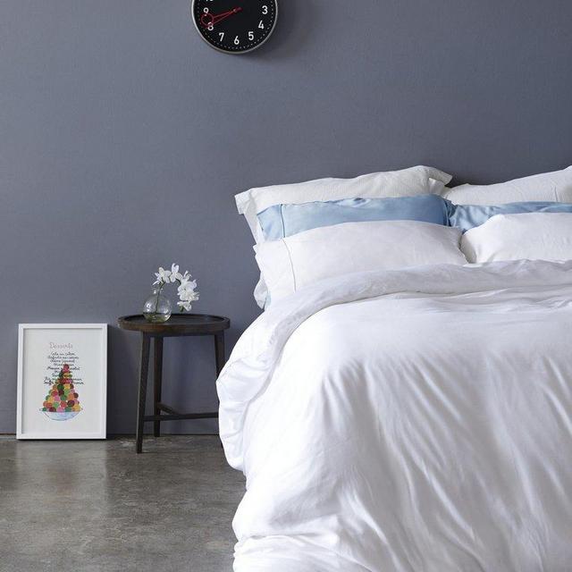 Bamboo Daydream Duvet Cover Set - Feather White