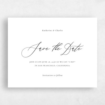 Red Wedding Save the Date - Violin Stroke Letterpress