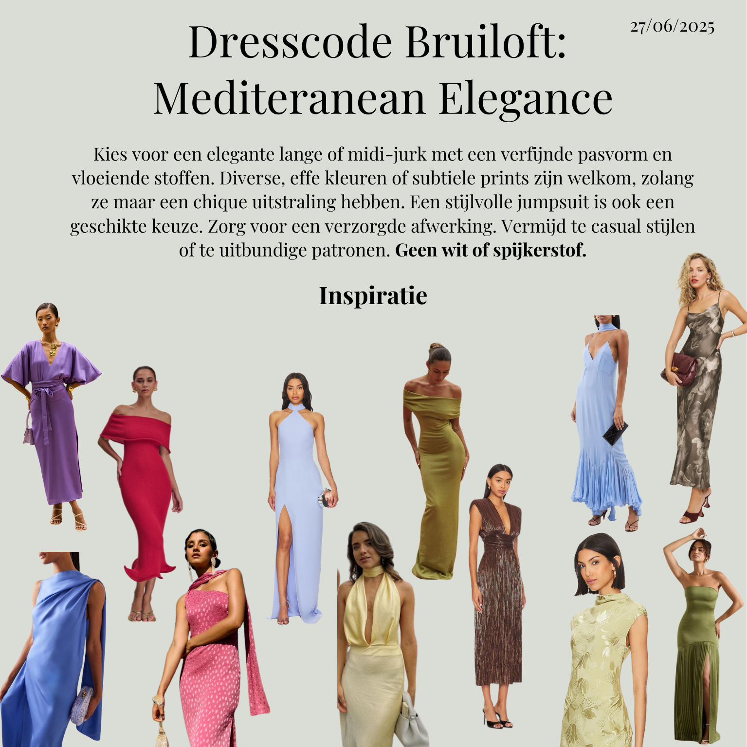 Dresscode women bruiloft (NL)