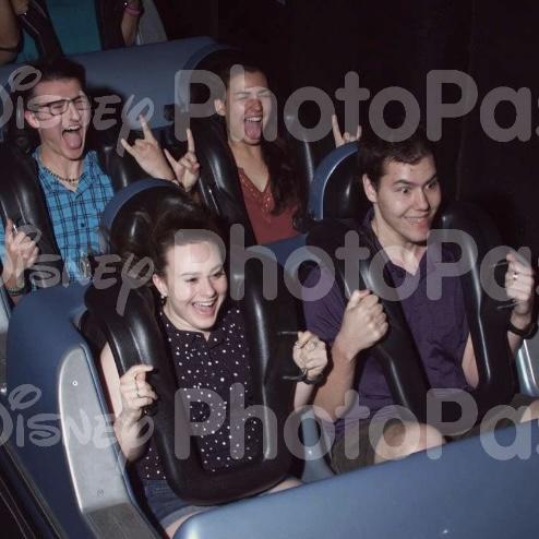 Kyle and Jeni's First Date @ Disney's Hollywood Studios (not the crazy guy in the front, we're in the second row lol) - March 5, 2017