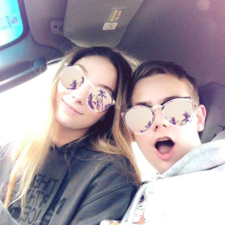 We would drive  to school together every day Junior year before Sam had his license!