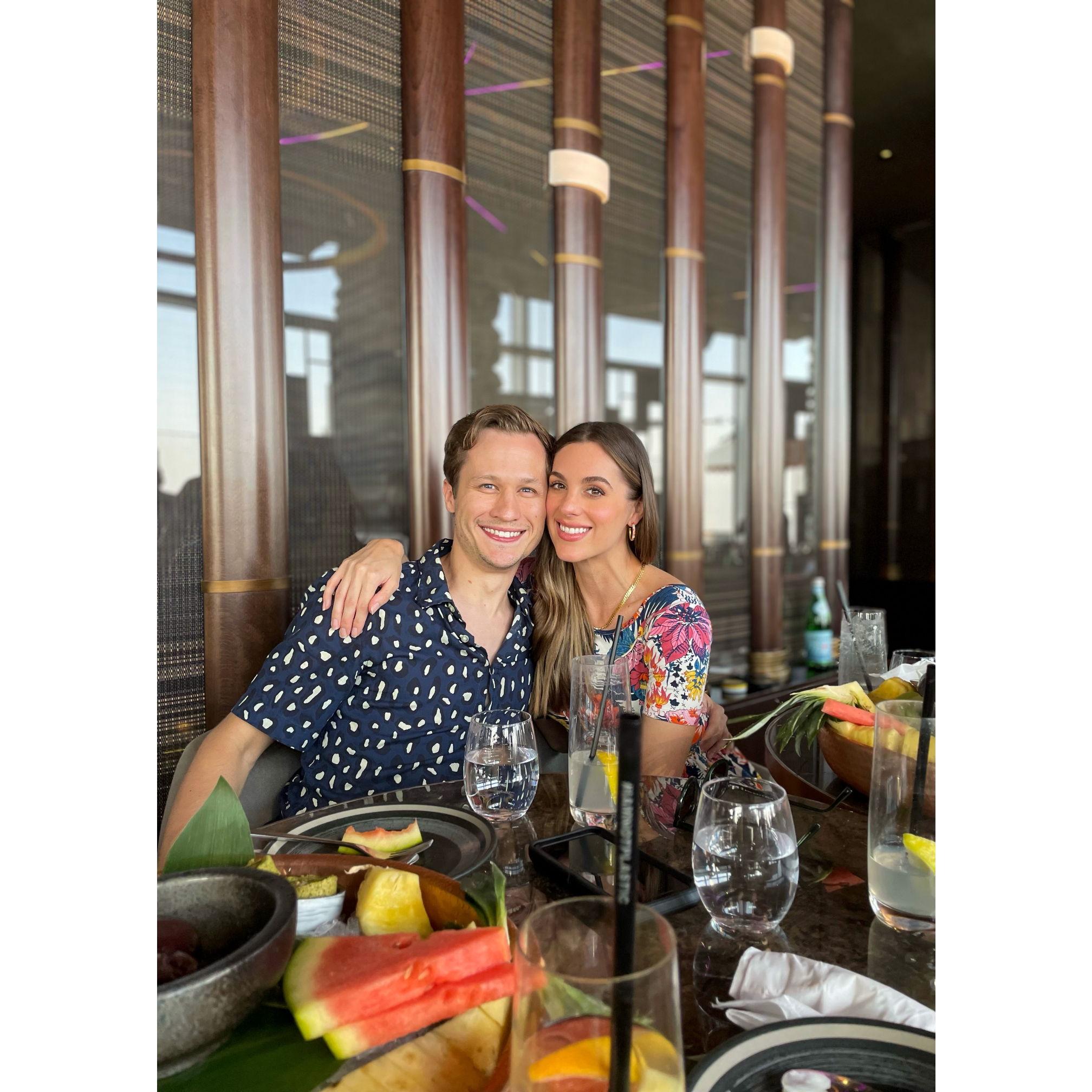 Dubai, Bill's 34th!