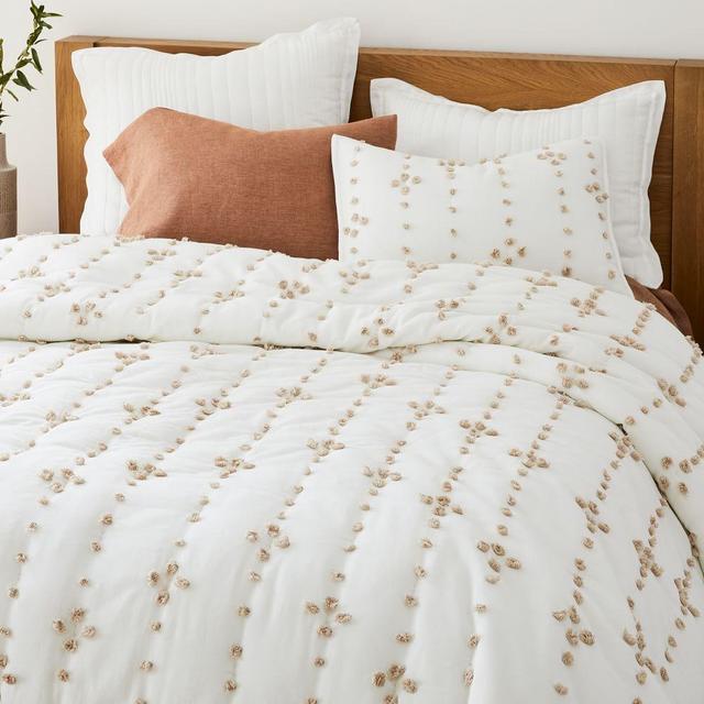 Candlewick Comforter, Full/Queen Set, Natural