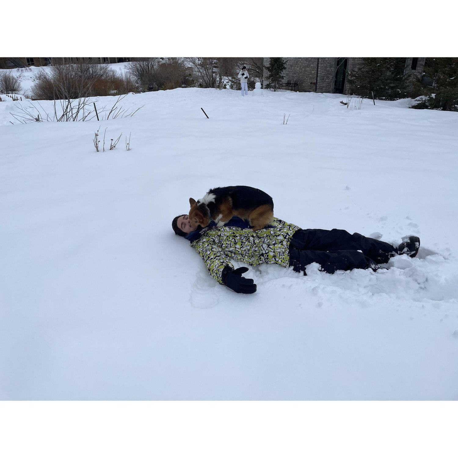 Ella's first time to the snow in Park City