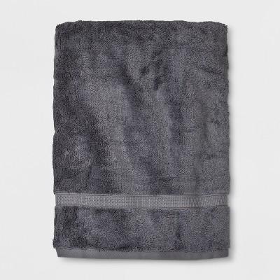 Soft Solid Bath Sheet Dark Gray - Opalhouse™