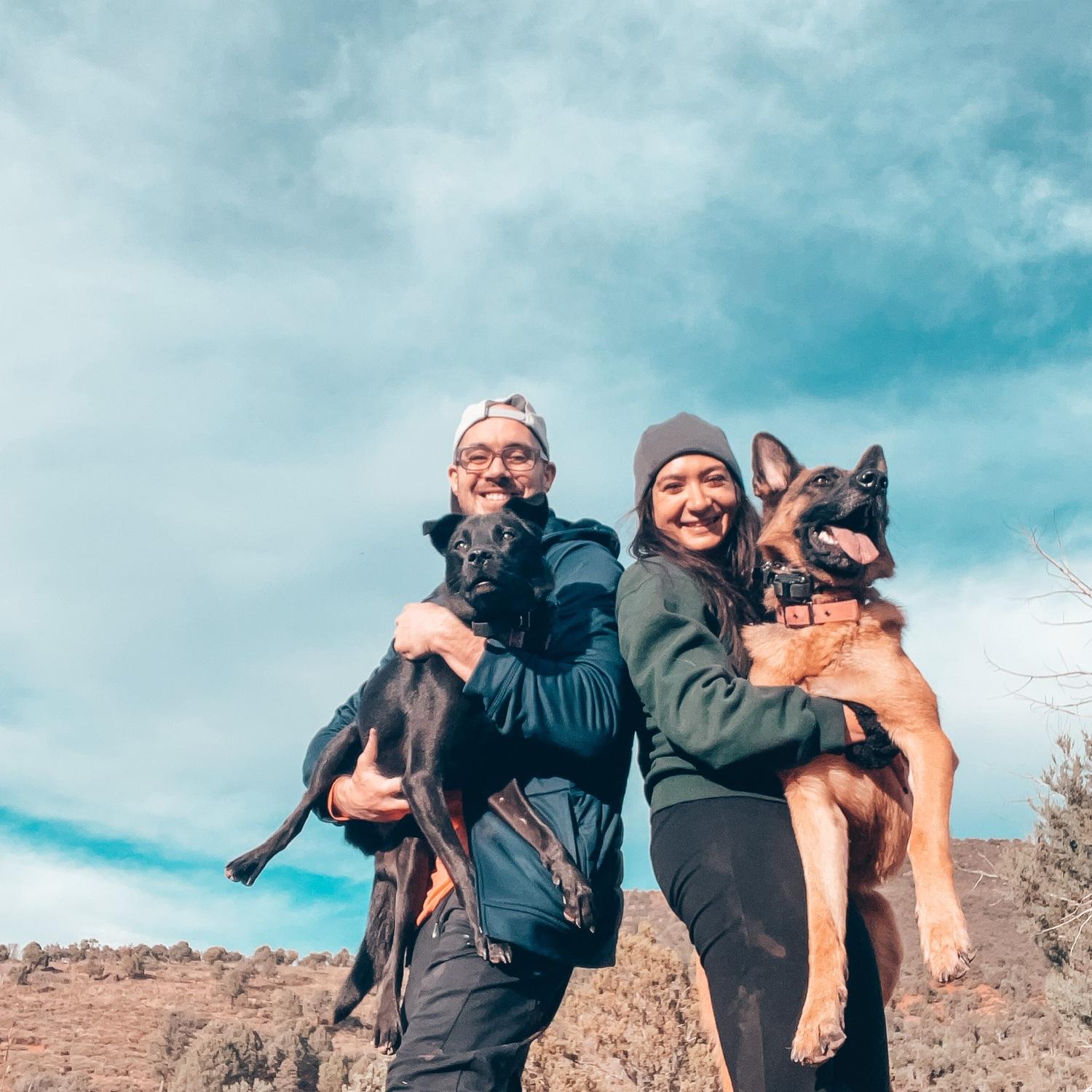 Weekend trip up north with the dogs