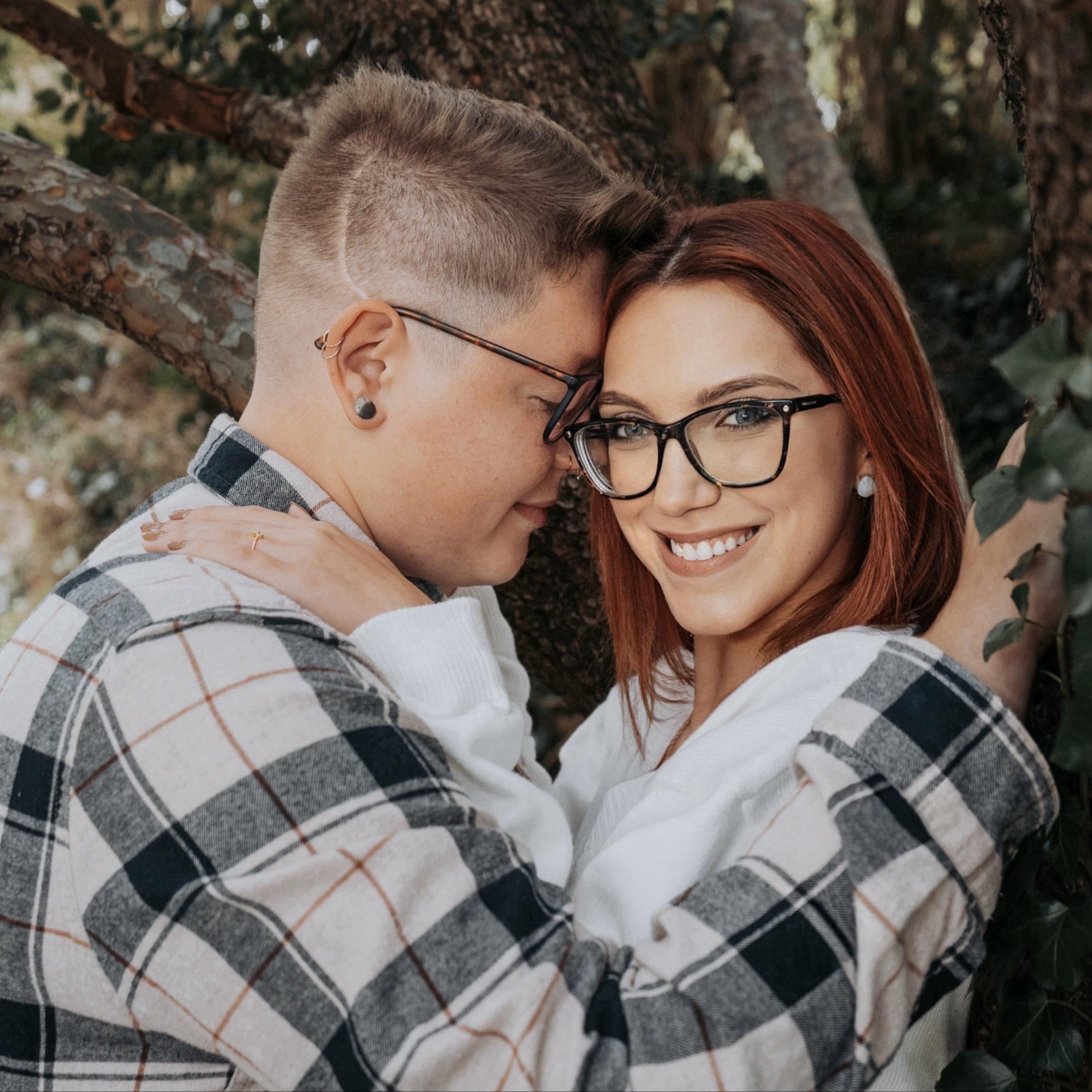 One photo of many from our Engagement Photoshoot session taken in October of 2023 at Papa Johns Park in Louisville, KY. Photographed by our incredible photographer BReal Photography!