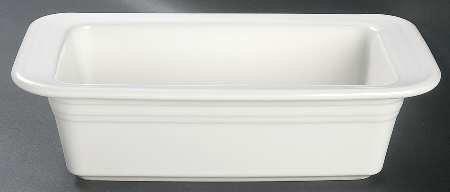 Fiesta® Loaf Pan, 10 3/4" x 5 3/4" – Durable Ceramic, Lead-Safe, Dishwasher/Microwave/Oven Safe – Made in USA Dinnerware - White