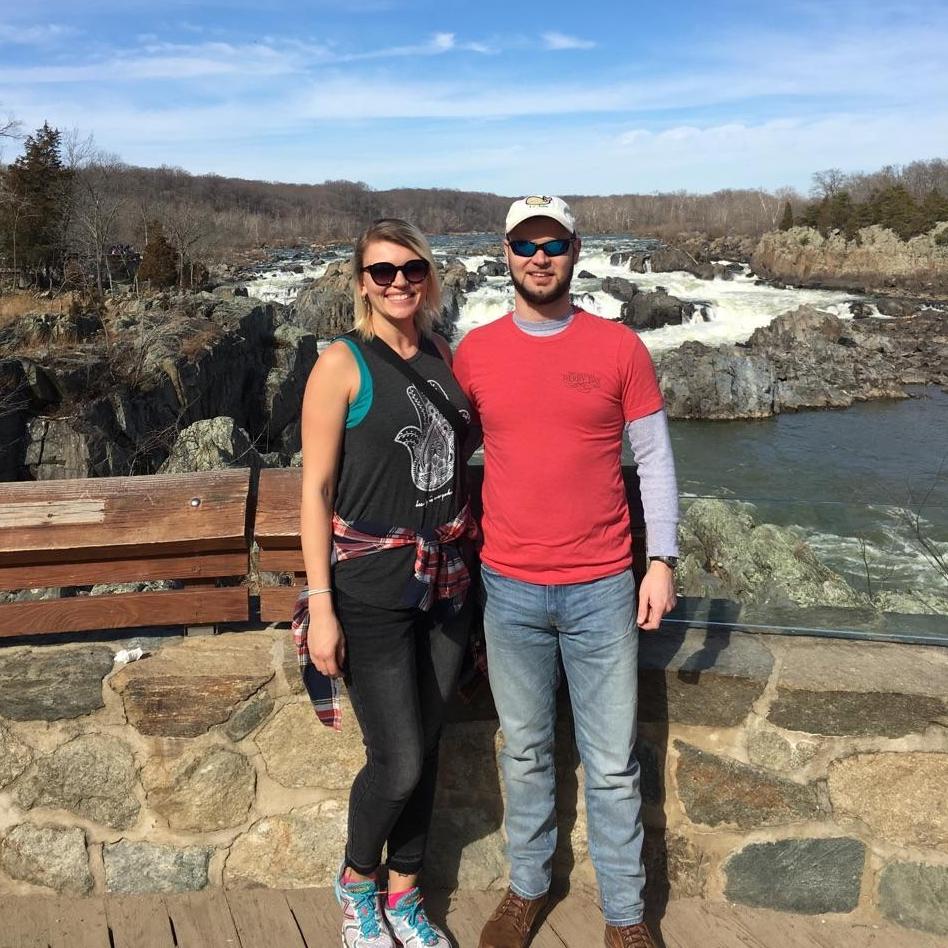 An early date to Great Falls Park in Virginia.