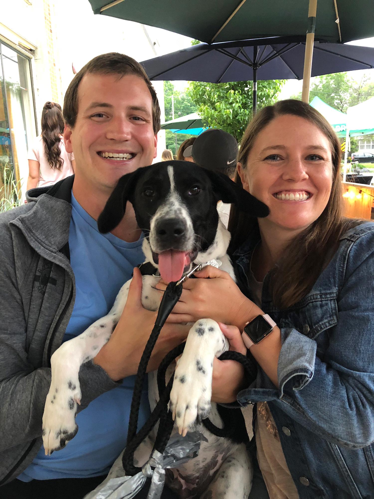 Family photo with Baby Bernie
