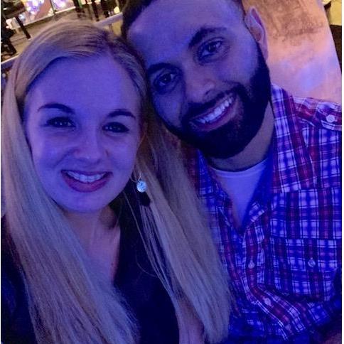 Our first picture together after reuniting since we first met two years prior.