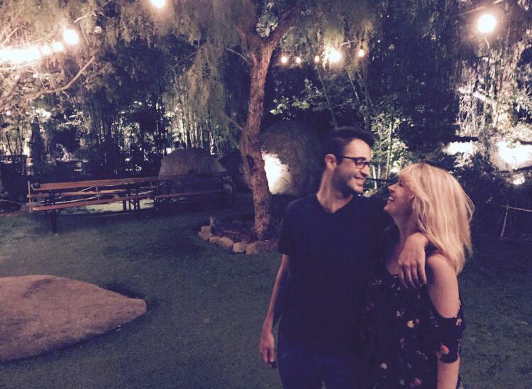 Photo Credit: David Glasgal. This was the first night I met George's long time dear friend David, at Stone Brewery. Thanks for the great picture!