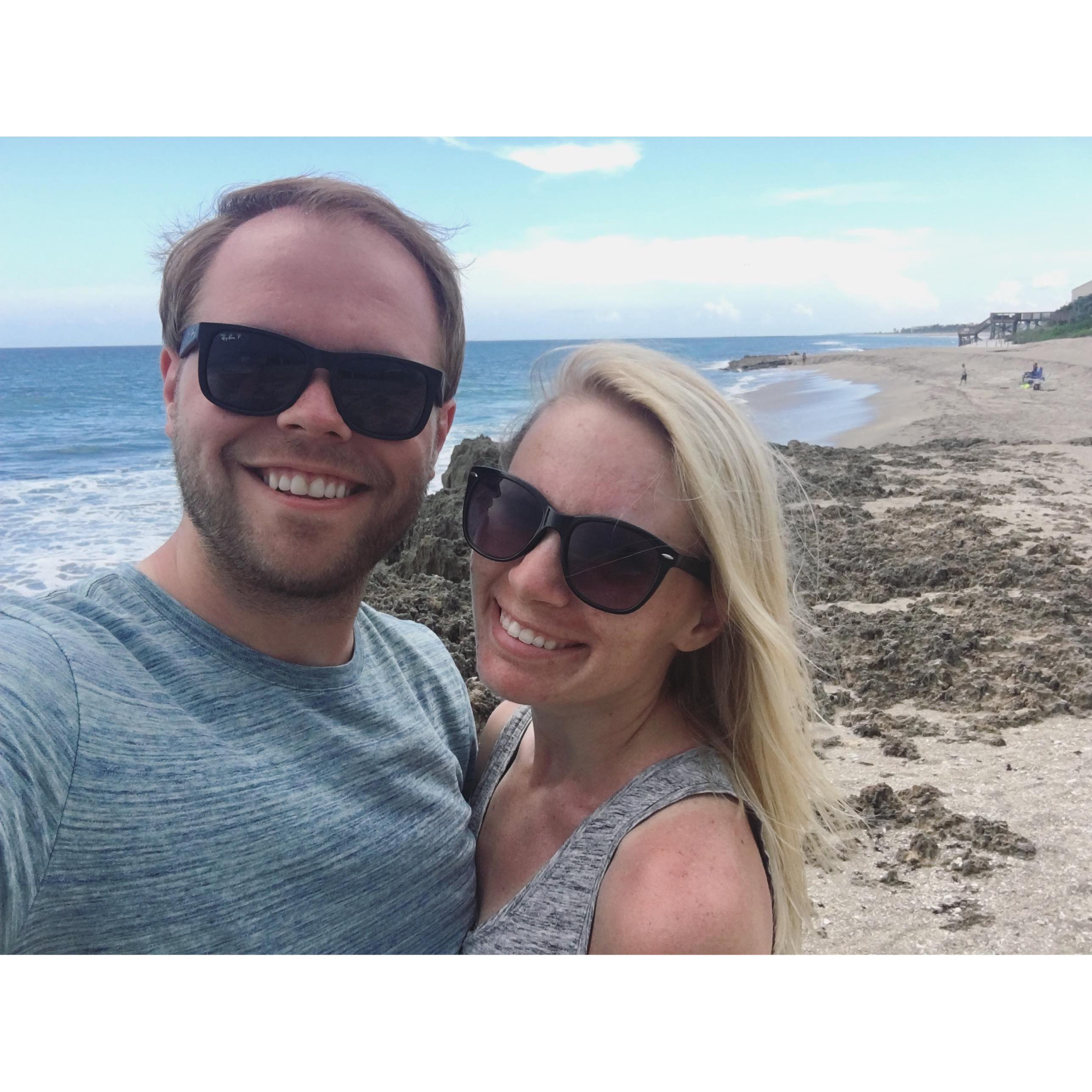 Jonah and Taylor's first trip together to Bathtub Beach in Florida. It quickly became another favorite spot of ours.