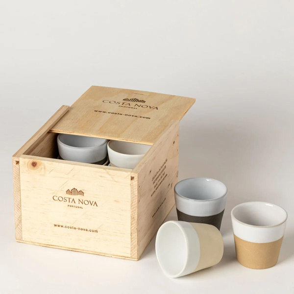 Gift Box 8 Espresso Cups Arenito