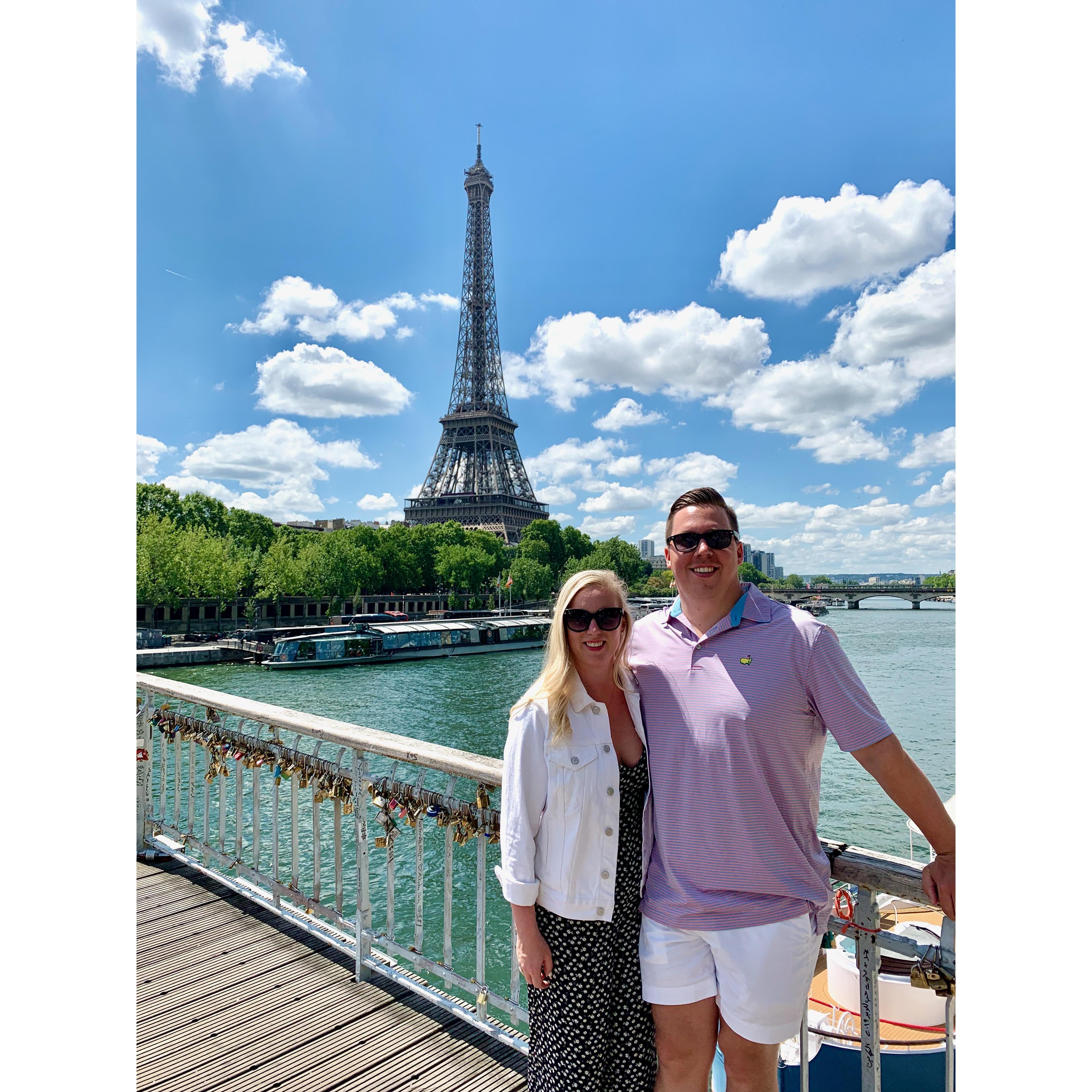 In the city of love celebrating our friends getting married!