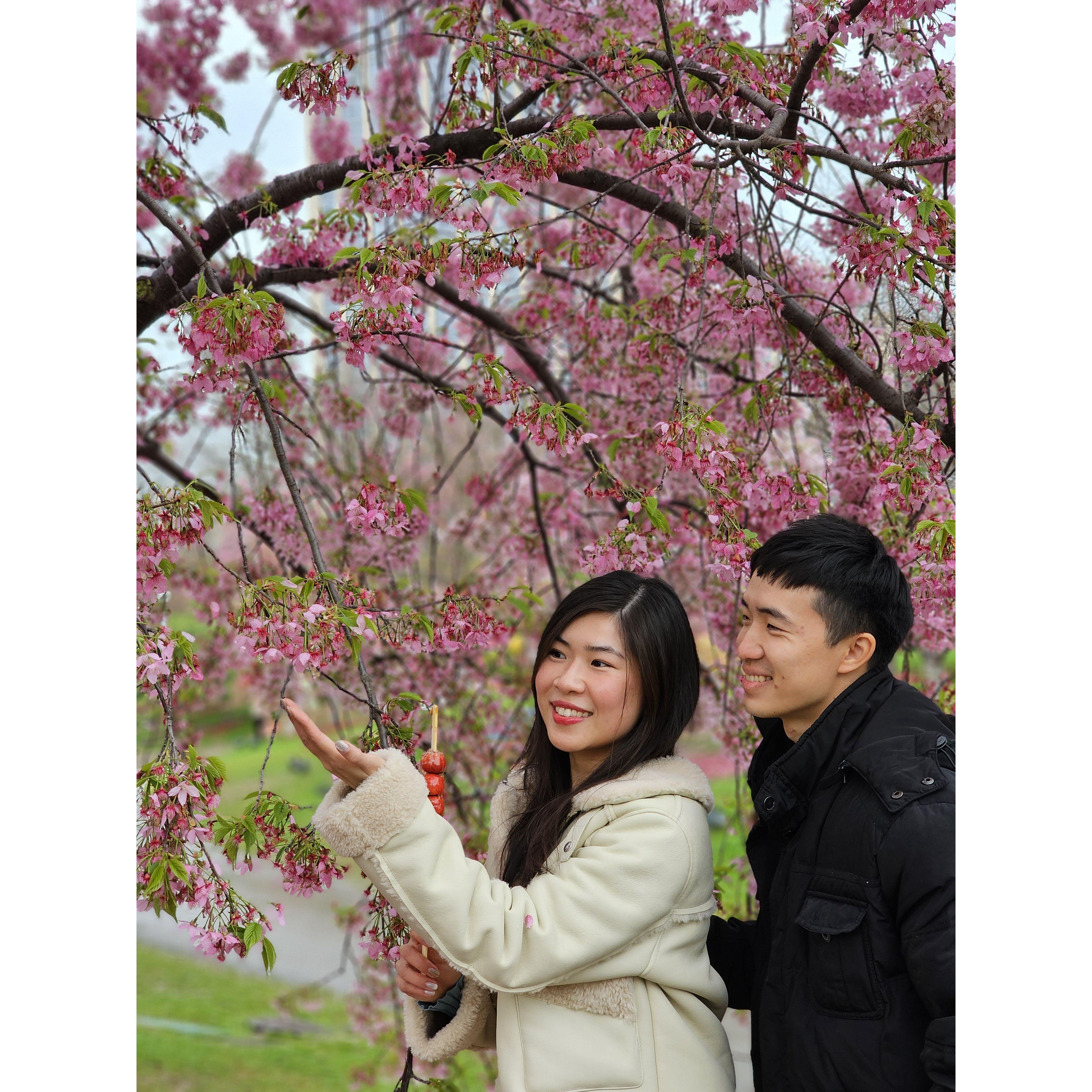 China people are so friendly, they offered to help us take a couple photo