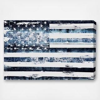 Hatcher & Ethan Surf Flag Canvas Art